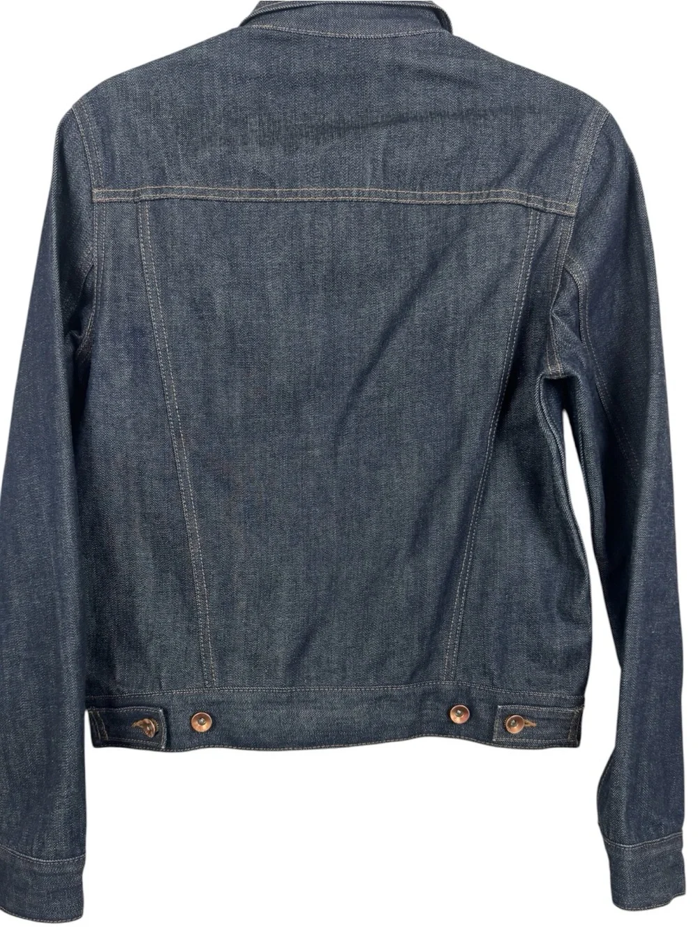 Gap 1969 Japanese Selvedge Men XS Tall Denim Trucker Jean Jacket Blue